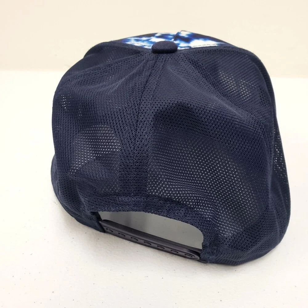 NASA Space Shuttle Blue Tie Dye Mesh Snapback Cap Hat Youth Size
